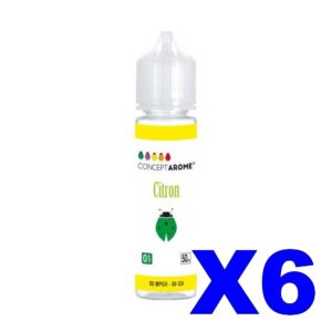 E LIQUIDE CONCEPTAROME 50ML CITRON X6