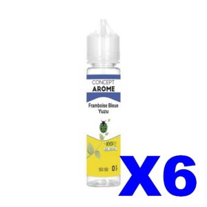 E LIQUIDE CONCEPTAROME 50ML FRAMBOISE BLEUE YUZU X6