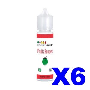 E LIQUIDE CONCEPTAROME 50ML FRUITS ROUGES X6