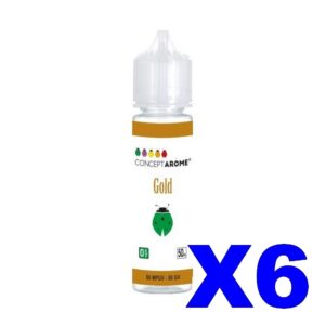 E LIQUIDE CONCEPTAROME 50ML GOLD X6