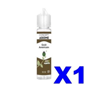 E LIQUIDE CONCEPTAROME 50ML GOUT AMERICAIN X1