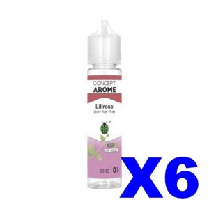 E LIQUIDE CONCEPTAROME 50ML LILIROSE X6