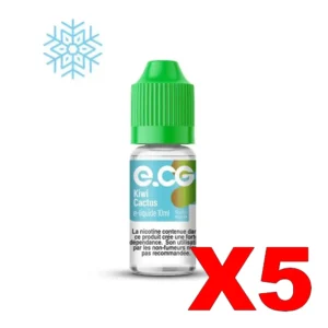 E LIQUIDE E CG LES GIVRES 10ML 50 50 KIWI CACTUS X5 Taux de nicotine 3