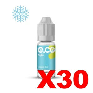 E LIQUIDE E CG LES GIVRES 10ML 50 50 MOJITO X30 Taux de nicotine 0