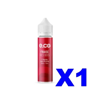 E LIQUIDE E CG LES INCONTOURNABLES 50ML 50 50 FRAISE DES BOIS X1 Taux de nicotine 0