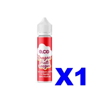 E LIQUIDE E CG LES SAVEURS PUFFS 50ML 50 50 DRAGON FRUITS ROUGES X1 Taux de nicotine 0