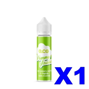 E LIQUIDE E CG LES SAVEURS PUFFS 50ML 50 50 POMME GLACEE X1 Taux de nicotine 0