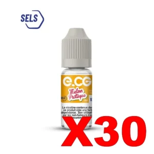 E LIQUIDE E CG SELS DE NICOTINE 10ML 50 50 MELON PASTEQUE X30 Taux de nicotine 10