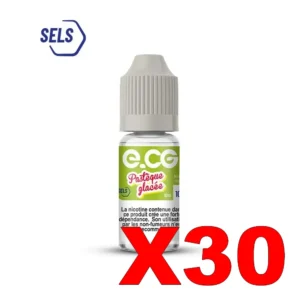 E LIQUIDE E CG SELS DE NICOTINE 10ML 50 50 PASTEQUE GLACEE X30 Taux de nicotine 10