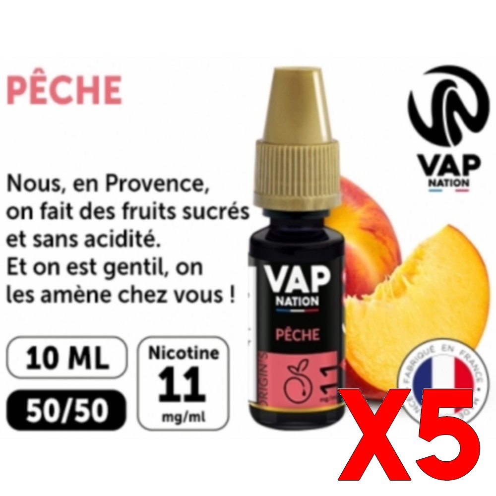 E LIQUIDE VAP NATION 5050 PECHE X05 4 E LIQUIDE VAP NATION 5050 PECHE X05 11