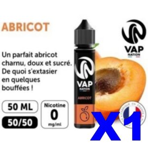 E LIQUIDE VAP NATION 50ML ABRICOT X01