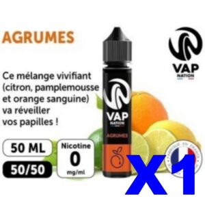 E LIQUIDE VAP NATION 50ML AGRUMES X01
