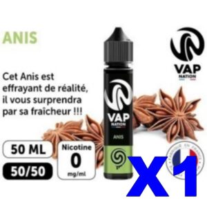 E LIQUIDE VAP NATION 50ML ANIS X01