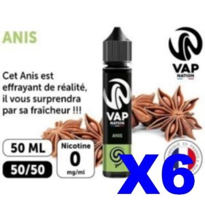 E LIQUIDE VAP NATION 50ML ANIS X06