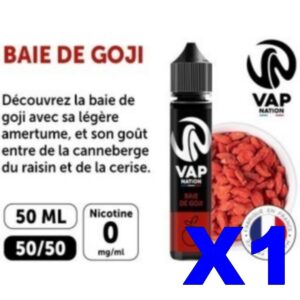 E LIQUIDE VAP NATION 50ML BAIE DE GOJIE X01