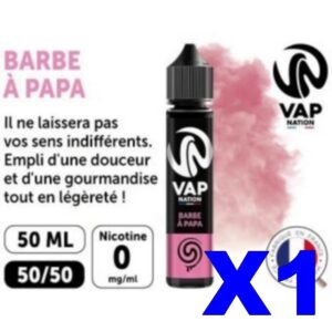 E LIQUIDE VAP NATION 50ML BARBE A PAPA X01