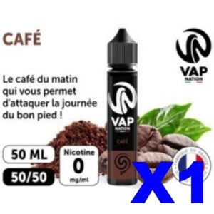 E LIQUIDE VAP NATION 50ML CAFE X01
