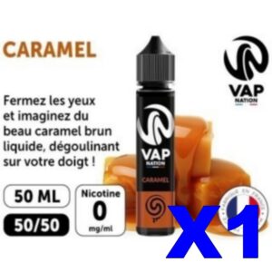 E LIQUIDE VAP NATION 50ML CARAMEL X01