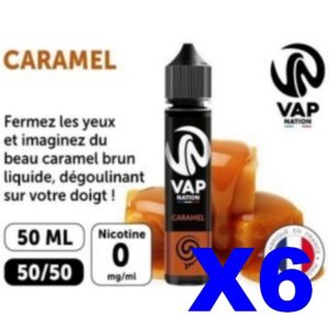 E LIQUIDE VAP NATION 50ML CARAMEL X06