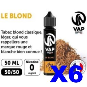 E LIQUIDE VAP NATION 50ML CLASSIC BLOND X06
