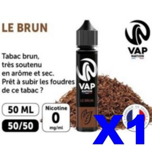 E LIQUIDE VAP NATION 50ML CLASSIC BRUN X01