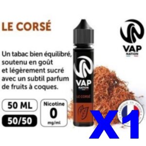 E LIQUIDE VAP NATION 50ML CLASSIC CORSE X01
