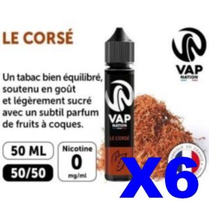 E LIQUIDE VAP NATION 50ML CLASSIC CORSE X06