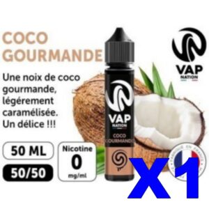 E LIQUIDE VAP NATION 50ML COCO GOURMANDE X01