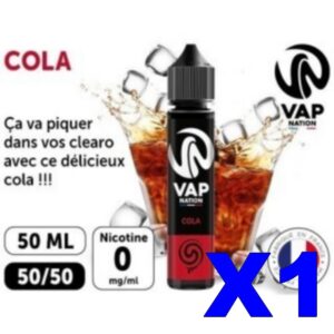 E LIQUIDE VAP NATION 50ML COLA X01