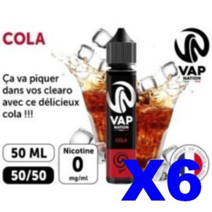 E LIQUIDE VAP NATION 50ML COLA X06