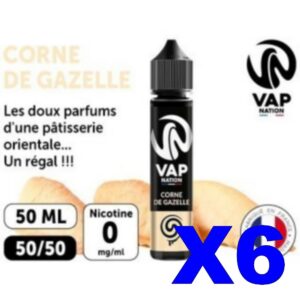 E LIQUIDE VAP NATION 50ML CORNE DE GAZELLE X06