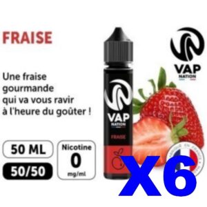 E LIQUIDE VAP NATION 50ML FRAISE X06