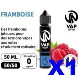 E LIQUIDE VAP NATION 50ML FRAMBOISE X01