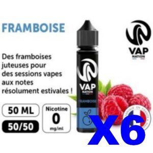 E LIQUIDE VAP NATION 50ML FRAMBOISE X06