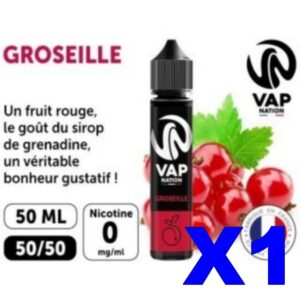 E LIQUIDE VAP NATION 50ML GROSEILLE X01