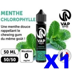 E LIQUIDE VAP NATION 50ML MENTHE CHLOROPHYLLE X01