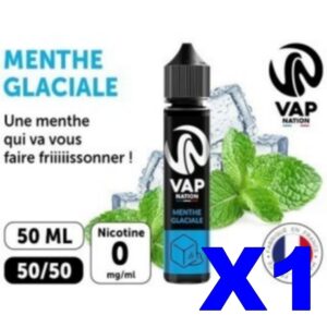 E LIQUIDE VAP NATION 50ML MENTHE GLACIALE X01