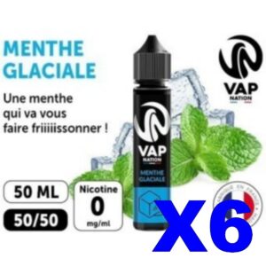 E LIQUIDE VAP NATION 50ML MENTHE GLACIALE X06