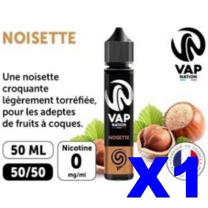 E LIQUIDE VAP NATION 50ML NOISETTE X01