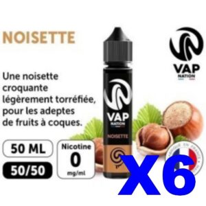 E LIQUIDE VAP NATION 50ML NOISETTE X06