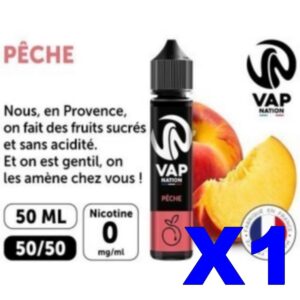 E LIQUIDE VAP NATION 50ML PECHE X01