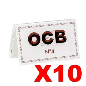 FEUILLES COURTES OCB BLANC X10