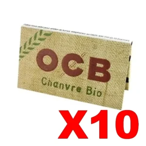 FEUILLES COURTES OCB CHANVRE X10
