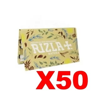 FEUILLES COURTES RIZLA+ NATURA X50