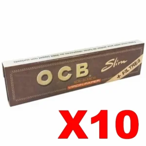 FEUILLES SLIMFILTRE OCB VIRGIN X10