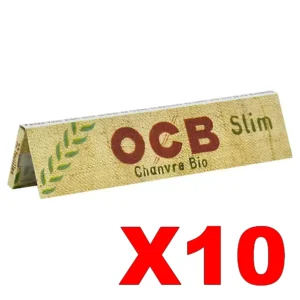 FEUILLES SLIM OCB CHANVRE X10