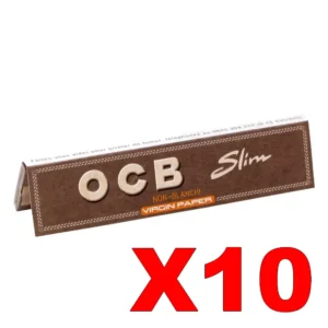 FEUILLES SLIM OCB VIRGIN X10