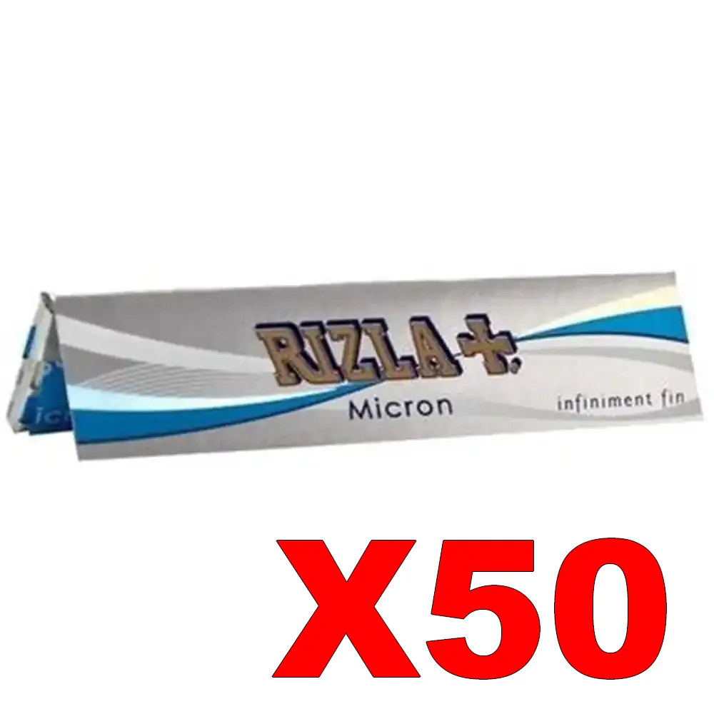 FEUILLES_SLIM_RIZLA+_MICRON_X50 1 FEUILLES SLIM RIZLA+ MICRON X50