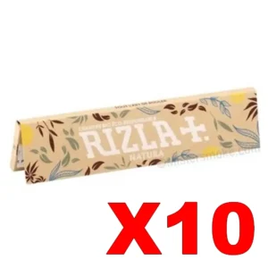 FEUILLES SLIM RIZLA+ NATURA X10