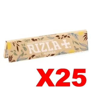 FEUILLES SLIM RIZLA+ NATURA X25